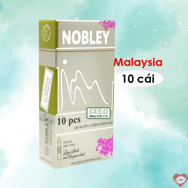 Kho sỉ Bao cao su Nobley 10 pcs giá rẻ chính hãng Malaysia shop bcs uy tín giá rẻ 