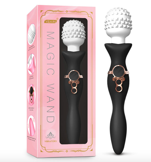 Chày rung 2 đầu Yeain Magic Wand với gai silicone hoặc trơn mượt