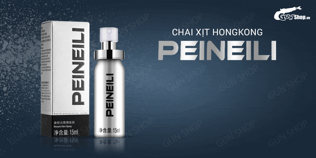 Chai xịt Peineili HongKong kéo dài thời gian an toàn 15ml Chai xịt Peineili HongKong kéo dài thời gian an toàn 15ml