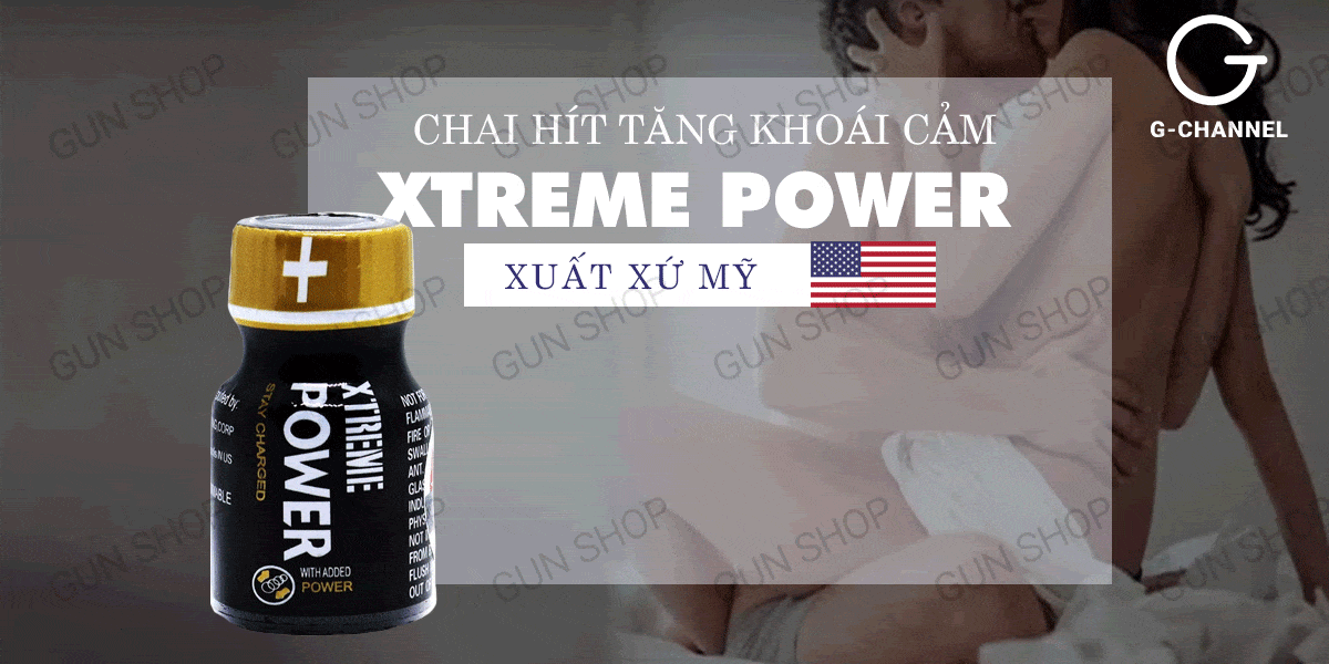 Popper Xtreme Power 10ml nhập Mỹ tăng khoái cảm quan hệ hiệu quả nhanh