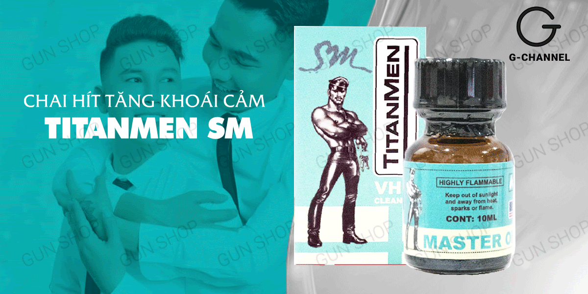 Popper Titanmen SM 10ml Mỹ hàng nhập khẩu tăng khoái cảm mạnh Popper Titanmen SM 10ml Mỹ hàng nhập khẩu tăng khoái cảm mạnh
