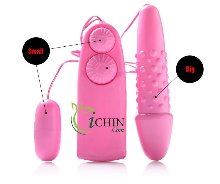 Fashion Vibrating 2 đầu điều khiển riêng biệt massage rung mạnh mẽ