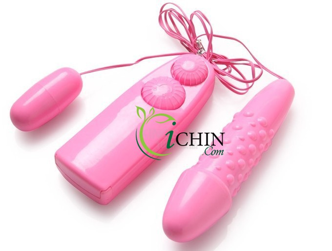 Fashion Vibrating 2 đầu điều khiển riêng biệt massage rung mạnh mẽ