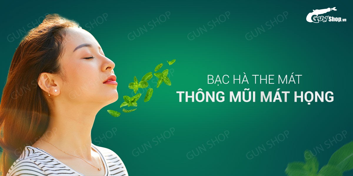 Kẹo ngậm BJ bạc hà the mát tăng khoái cảm kẹo tình yêu Mastic Mint