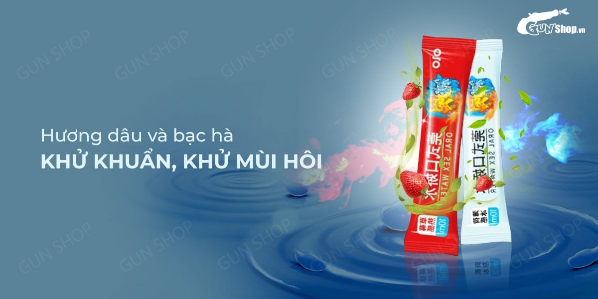 Nước tình yêu BJ băng lửa OLO Oral Sex an toàn mát lạnh