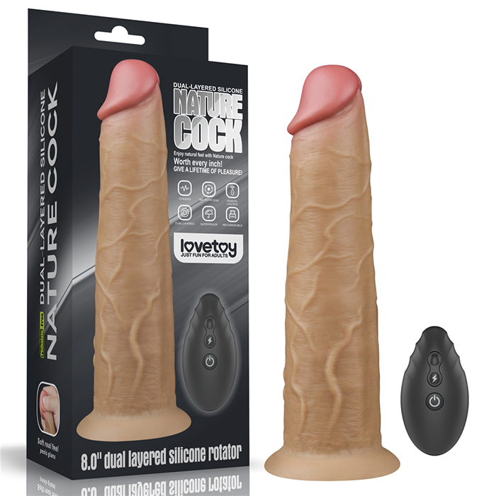 Lovetoy Platinum Silicone Rotator Rung Xoay Điều Khiển Từ Xa