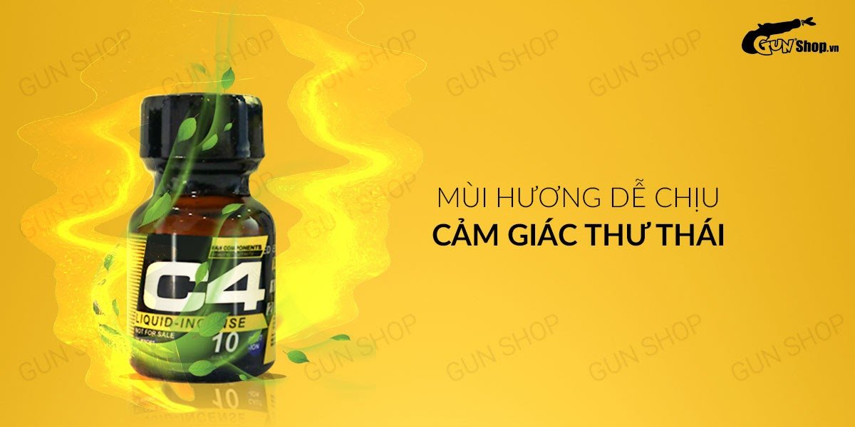 Popper C4 Yellow 10ml USA chính hãng tăng cực khoái mạnh mẽ Popper C4 Yellow 10ml USA chính hãng tăng cực khoái mạnh mẽ