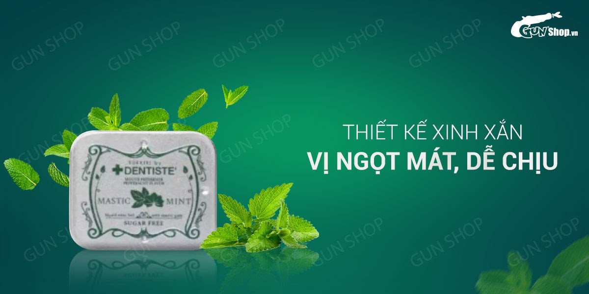 Kẹo ngậm BJ bạc hà the mát tăng khoái cảm kẹo tình yêu Mastic Mint