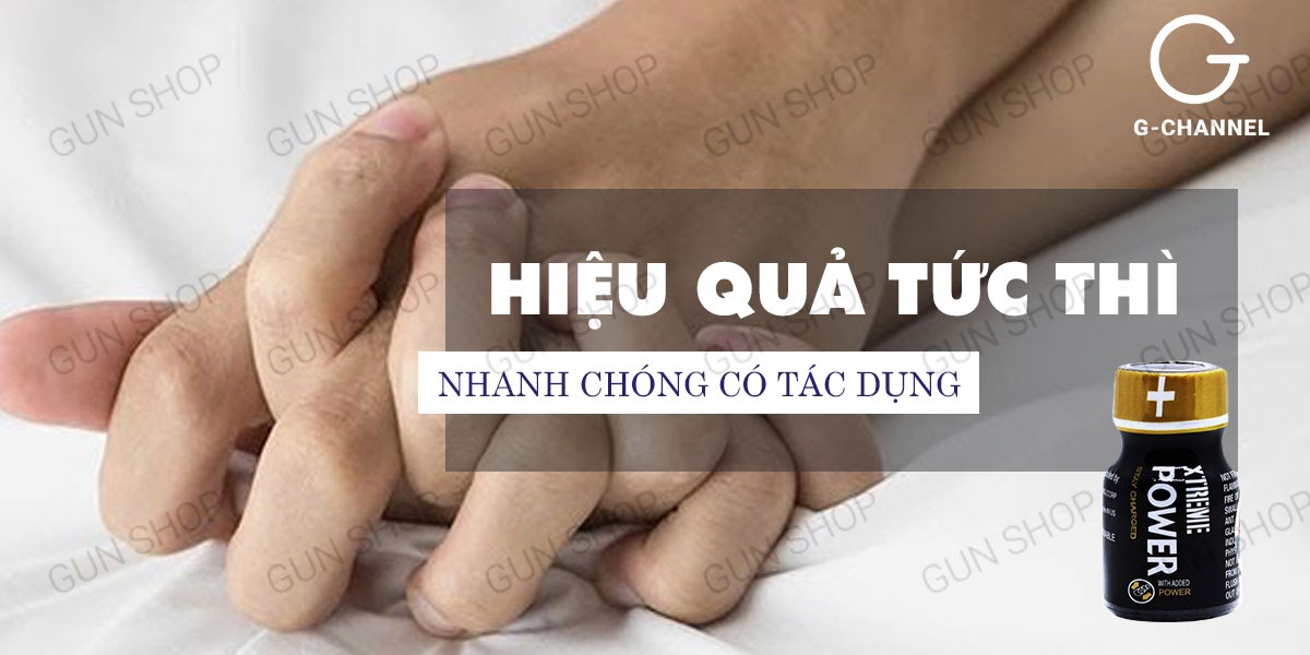 Popper Xtreme Power 10ml nhập Mỹ tăng khoái cảm quan hệ hiệu quả nhanh