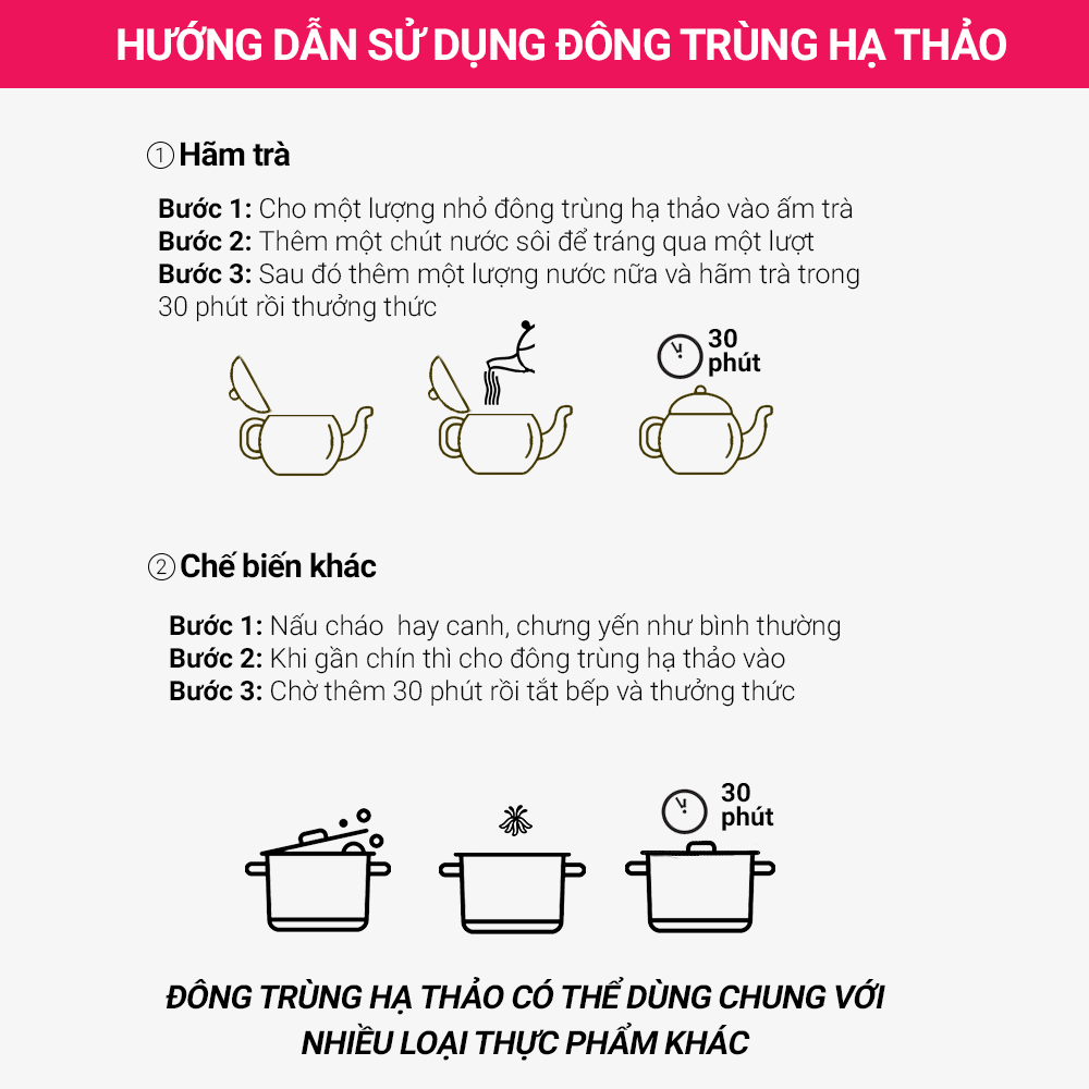 Đông trùng hạ thảo Toro sấy thăng hoa tăng sinh lý bồi bổ cơ thể khỏe