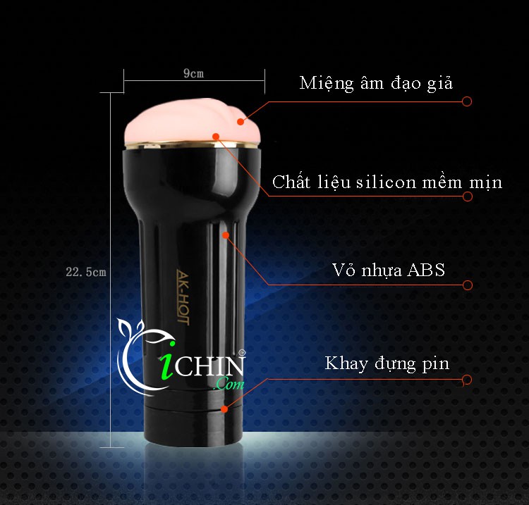 Âm Đạo Giả AK HOT Super-Stretchy Rung Mềm Mịn Thú Vị Âm Đạo Giả AK HOT Super-Stretchy Rung Mềm Mịn Thú Vị