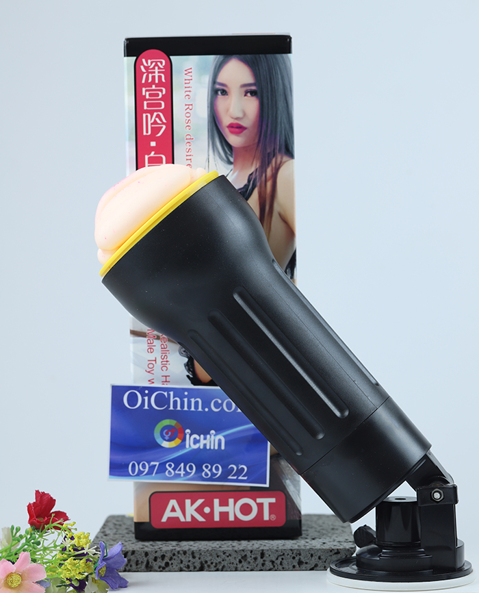 Âm đạo giả AK-Hot HOT đế dán silicone y tế cao cấp