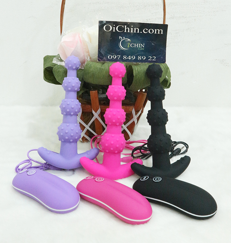 Đồ chơi hậu môn Anal Beads 10 chế độ rung độc đáo 3 màu Đồ chơi hậu môn Anal Beads 10 chế độ rung độc đáo 3 màu