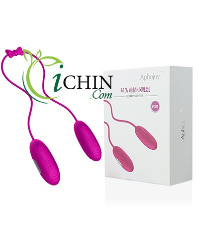 Aphojoy hai đầu rung đa chế độ silicon y tế an toàn