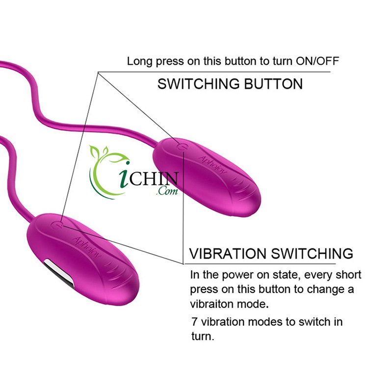 Aphojoy hai đầu rung đa chế độ silicon y tế an toàn