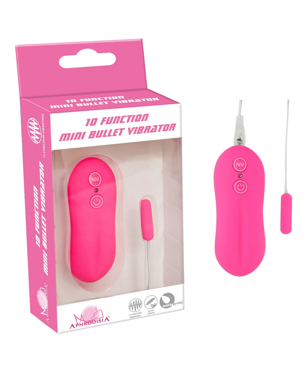 Trứng rung Aphrodisia mini 1 đầu 10 chế độ rung pin AAA tiện lợi