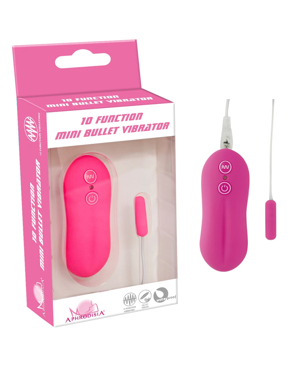 Trứng rung Aphrodisia mini 1 đầu 10 chế độ rung pin AAA tiện lợi