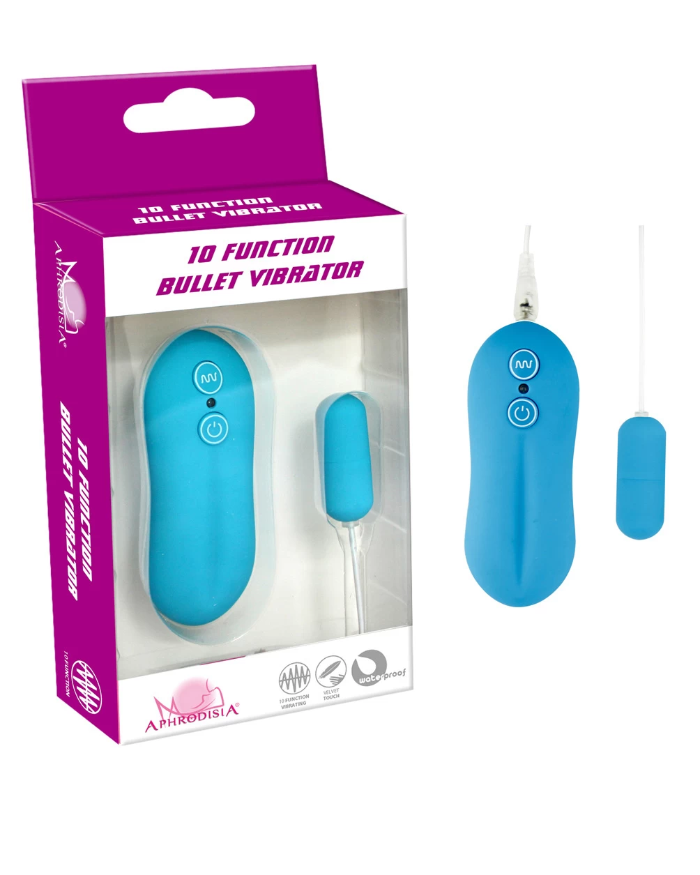 Trứng rung Aphrodisia mini 1 đầu 10 chế độ rung pin AAA tiện lợi