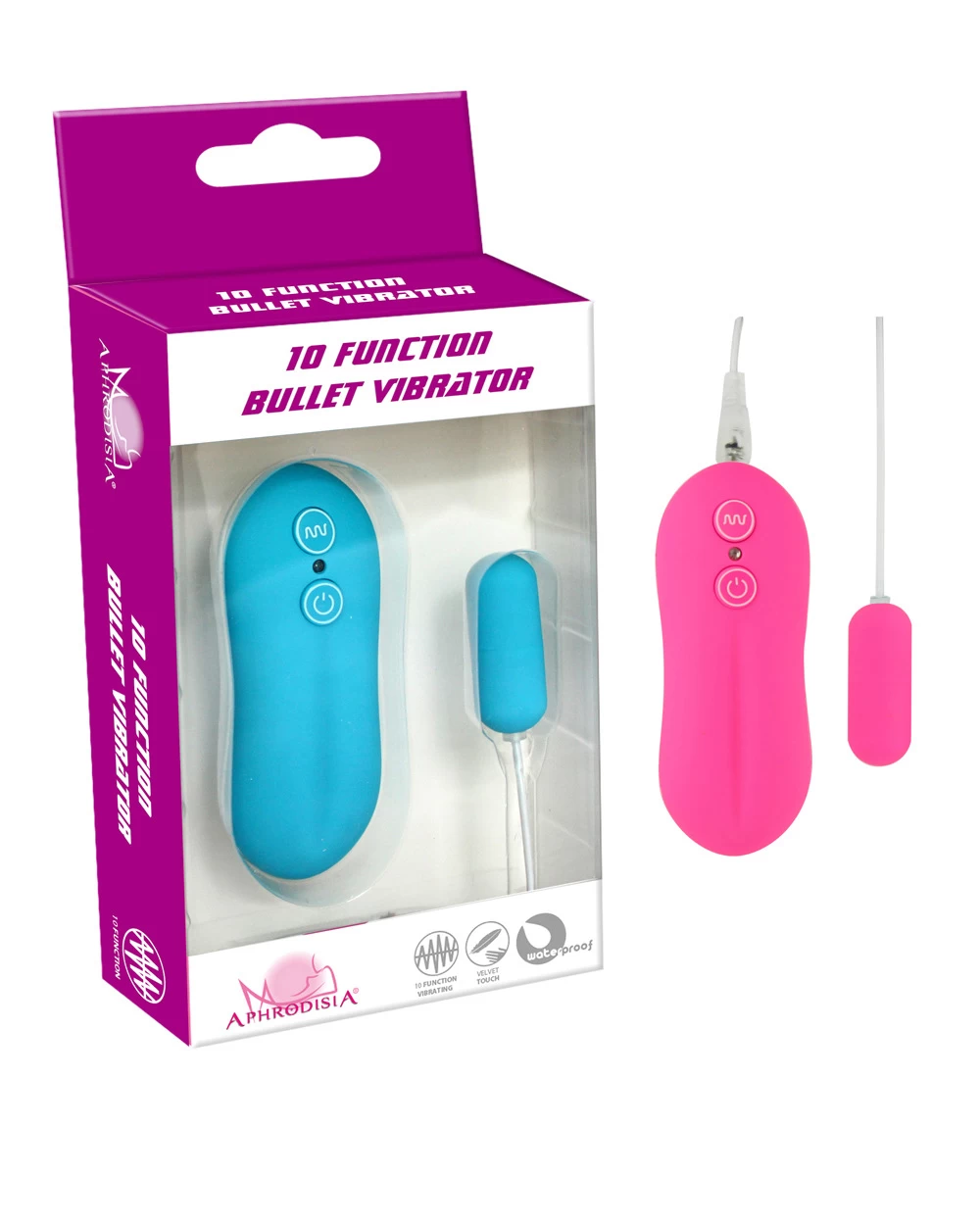 Trứng rung Aphrodisia mini 1 đầu 10 chế độ rung pin AAA tiện lợi