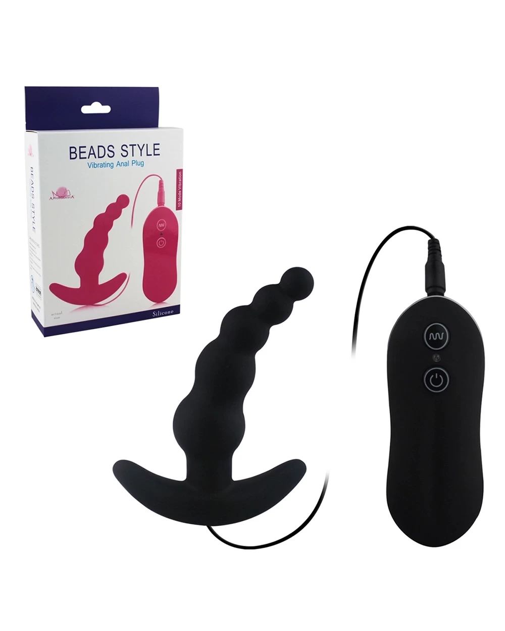 Đồ chơi hậu môn Aphrodisia Beads 10 chế độ rung tê tái