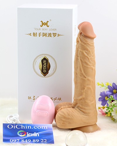 APOLO-A dương vật giả rung thụt tỏa nhiệt 16 chế độ cao cấp