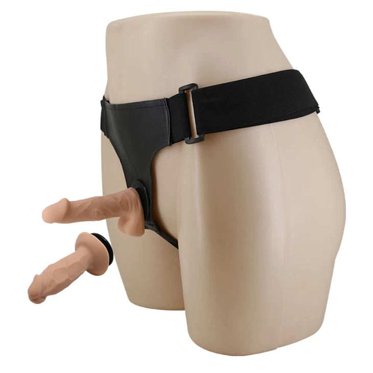 Baile Jessica Strap on nhỏ cho les silicone mềm mại 2 đầu thay thế Baile Jessica Strap on nhỏ cho les silicone mềm mại 2 đầu thay thế