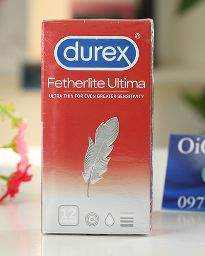 Bao cao su Durex siêu mỏng chân thật kéo dài thời gian an toàn