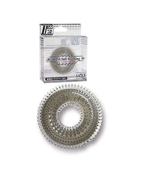 Vòng đeo dương vật Boss Soft Dot Ring Nhật Bản tăng khoái cảm lâu hơn