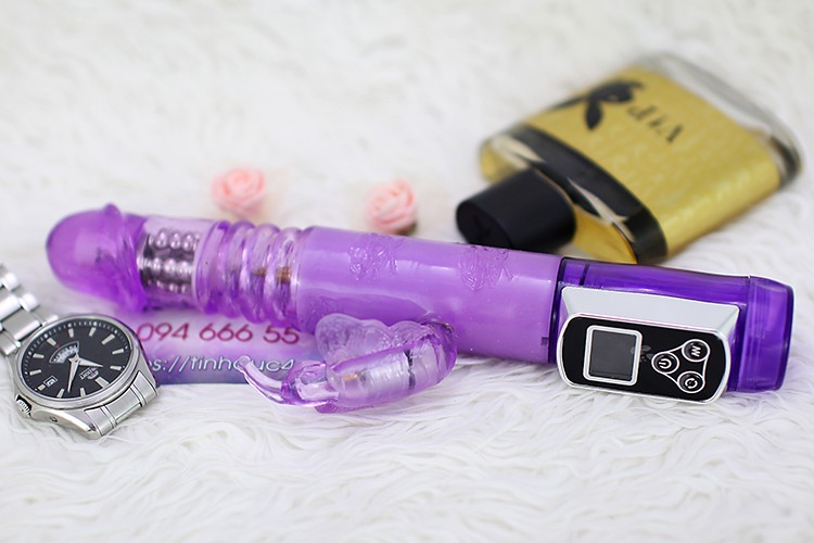 Butterfly LCD cao cấp rung xoay thụt mềm mịn silicon kích thích Butterfly LCD cao cấp rung xoay thụt mềm mịn silicon kích thích