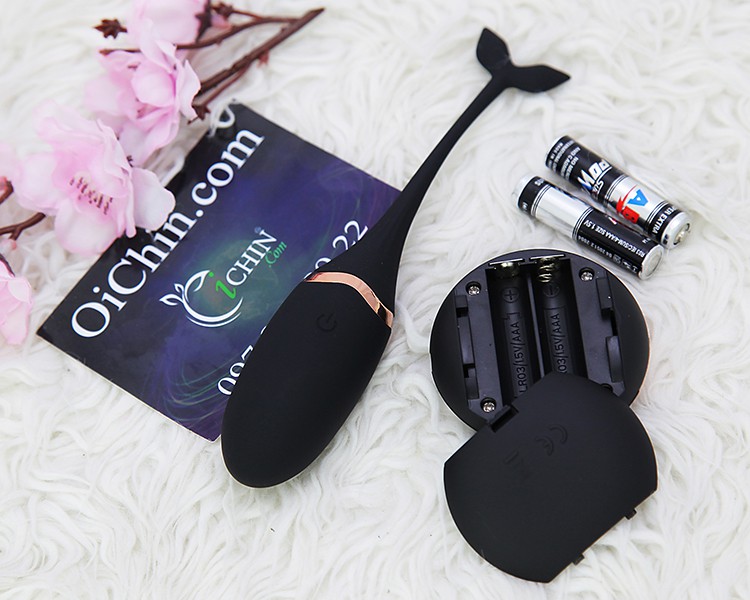 Trứng Rung Cá Heo Điều Khiển Từ Xa Silicone ABS Pin Sạc An Toàn