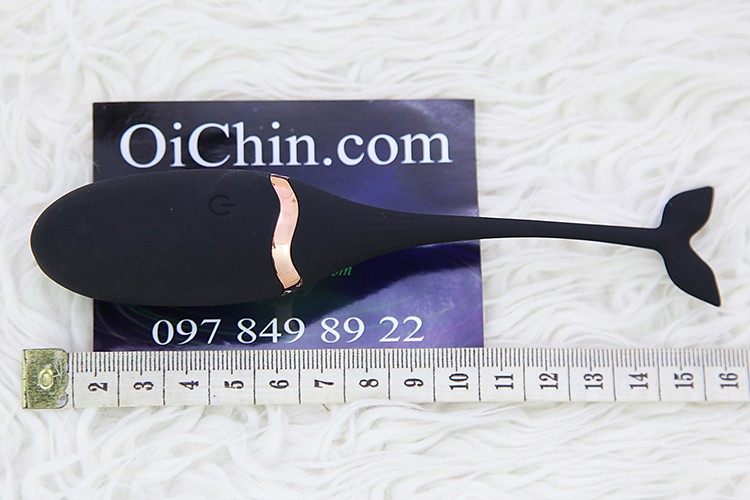 Trứng Rung Cá Heo Điều Khiển Từ Xa Silicone ABS Pin Sạc An Toàn