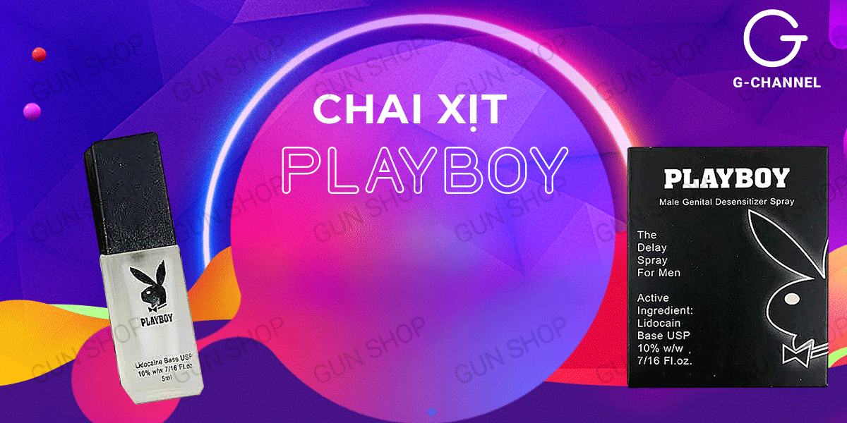 Chai Xịt Kéo Dài Thời Gian Anh Playboy 5ml Bản Quyền Chai Xịt Kéo Dài Thời Gian Anh Playboy 5ml Bản Quyền