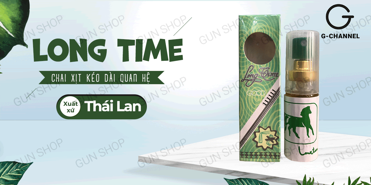 Chai xịt kéo dài thời gian Thái Lan Longtime 5ml chống xuất tinh sớm hiệu quả Chai xịt kéo dài thời gian Thái Lan Longtime 5ml chống xuất tinh sớm hiệu quả