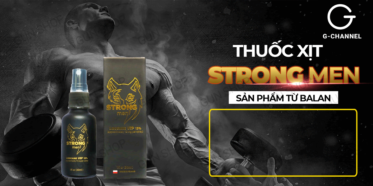 Chai xịt Balan Strong Men kéo dài thời gian quan hệ 30ml Chai xịt Balan Strong Men kéo dài thời gian quan hệ 30ml