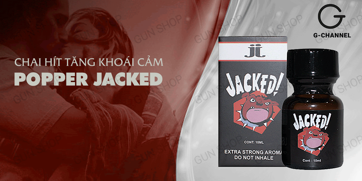 Popper Jacked 10ml Mỹ chính hãng kích thích ham muốn tăng khoái cảm