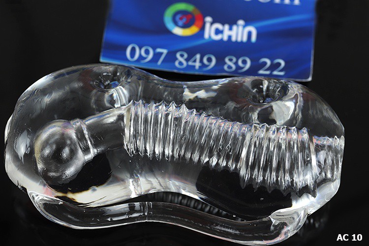 Cốc thủ dâm silicon trong suốt nam tăng khoái cảm dễ sử dụng