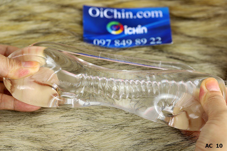 Cốc thủ dâm silicon trong suốt nam tăng khoái cảm dễ sử dụng