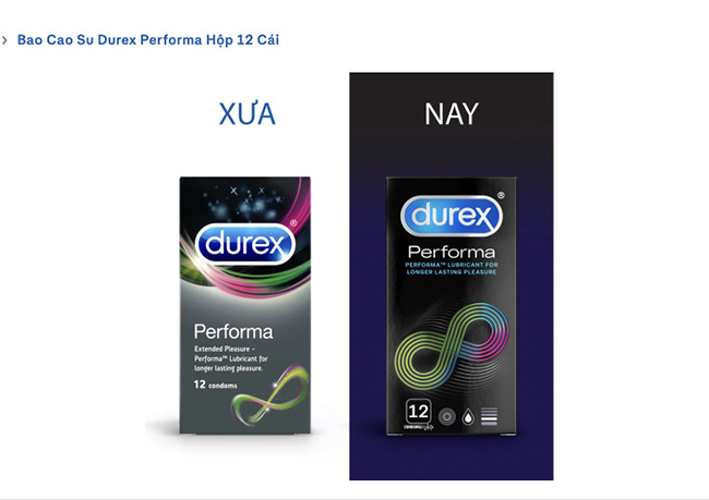 Bao cao su Durex siêu mỏng chân thật kéo dài thời gian an toàn