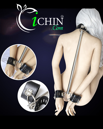 Còng tay xích cổ BDSM da mềm inox, trói chân tay táo bạo tăng khoái cảm Còng tay xích cổ BDSM da mềm inox, trói chân tay táo bạo tăng khoái cảm