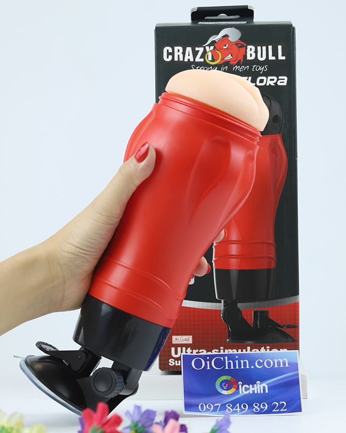 Âm đạo giả Crazy Bull gắn tường rung 10 chế độ siêu kích thích Âm đạo giả Crazy Bull gắn tường rung 10 chế độ siêu kích thích