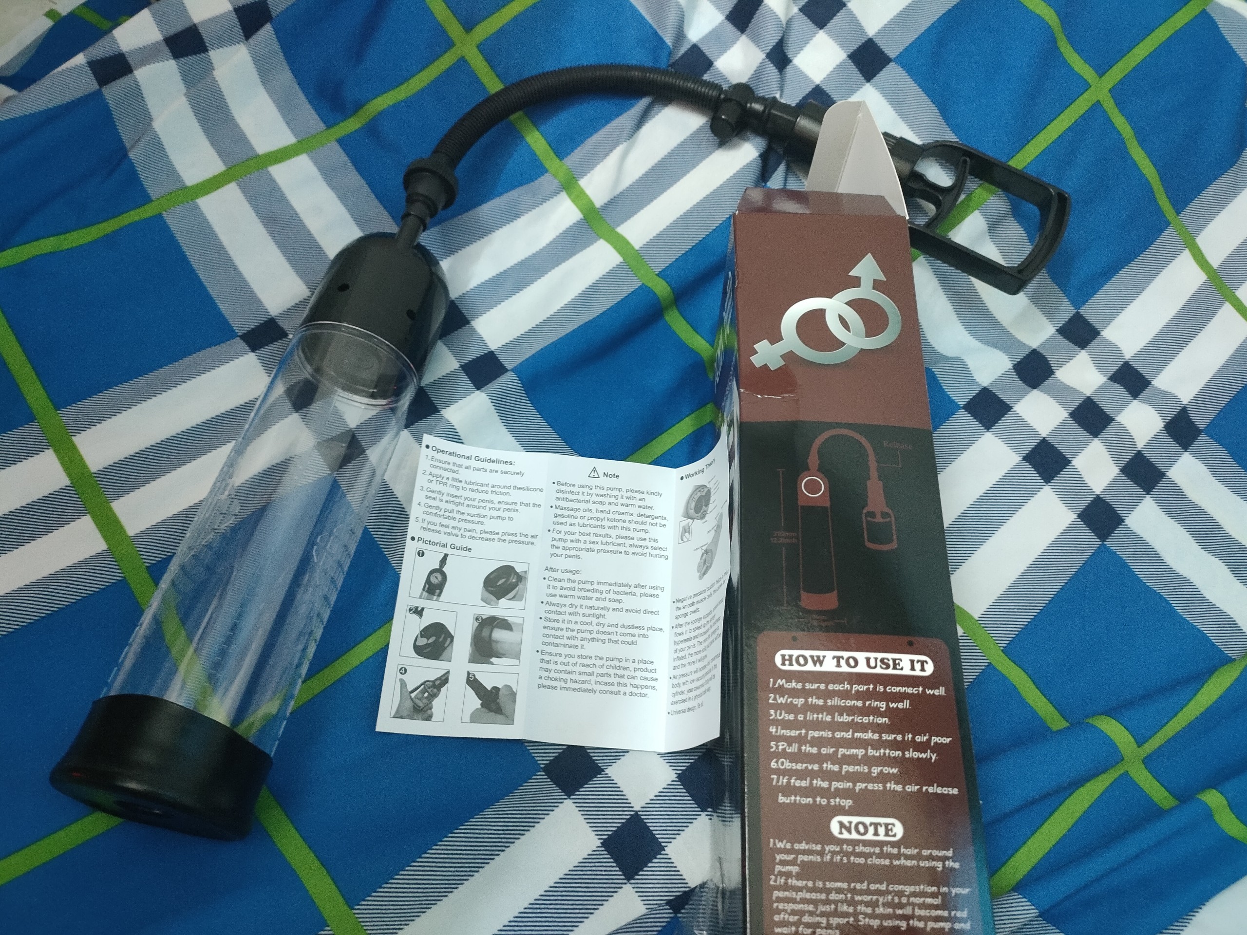 Máy tập Penis pump MEN bơm tay tăng kích thước dương vật