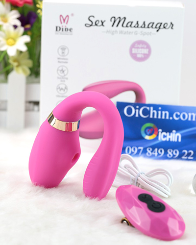 Dibe G-Spot ALVA máy rung 2 đầu 7 chế độ điều khiển từ xa Dibe G-Spot ALVA máy rung 2 đầu 7 chế độ điều khiển từ xa