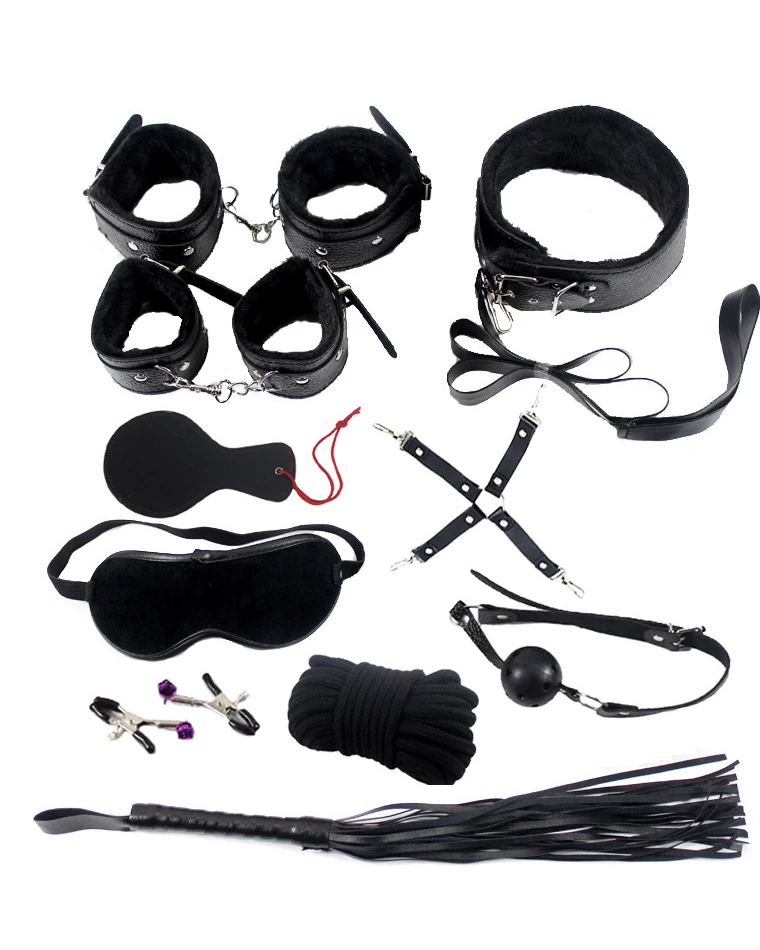 Combo BDSM 10 món đồ chơi bạo dâm chất liệu da lông mềm mại độc đáo Combo BDSM 10 món đồ chơi bạo dâm chất liệu da lông mềm mại độc đáo