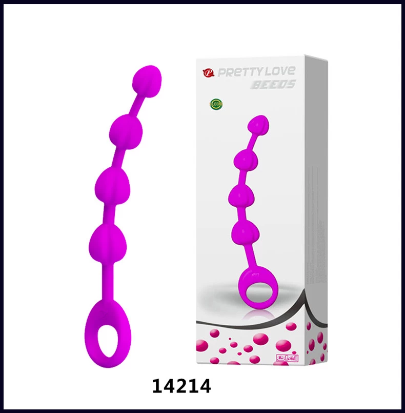 Đồ chơi hậu môn Pretty Love silicone mềm dài tay cầm an toàn Đồ chơi hậu môn Pretty Love silicone mềm dài tay cầm an toàn