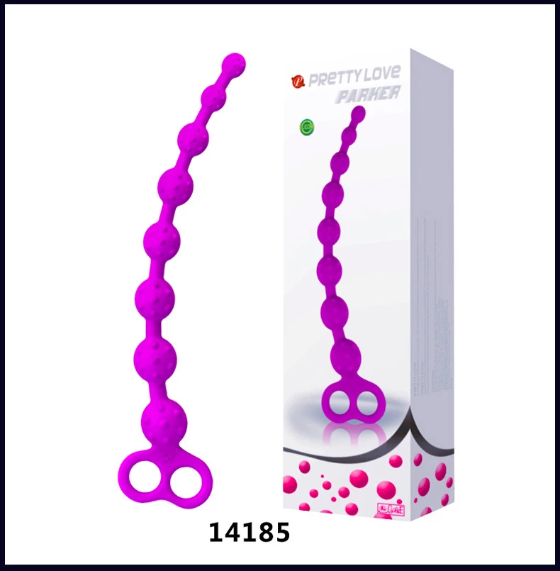 Đồ chơi hậu môn Pretty Love silicone mềm dài tay cầm an toàn Đồ chơi hậu môn Pretty Love silicone mềm dài tay cầm an toàn