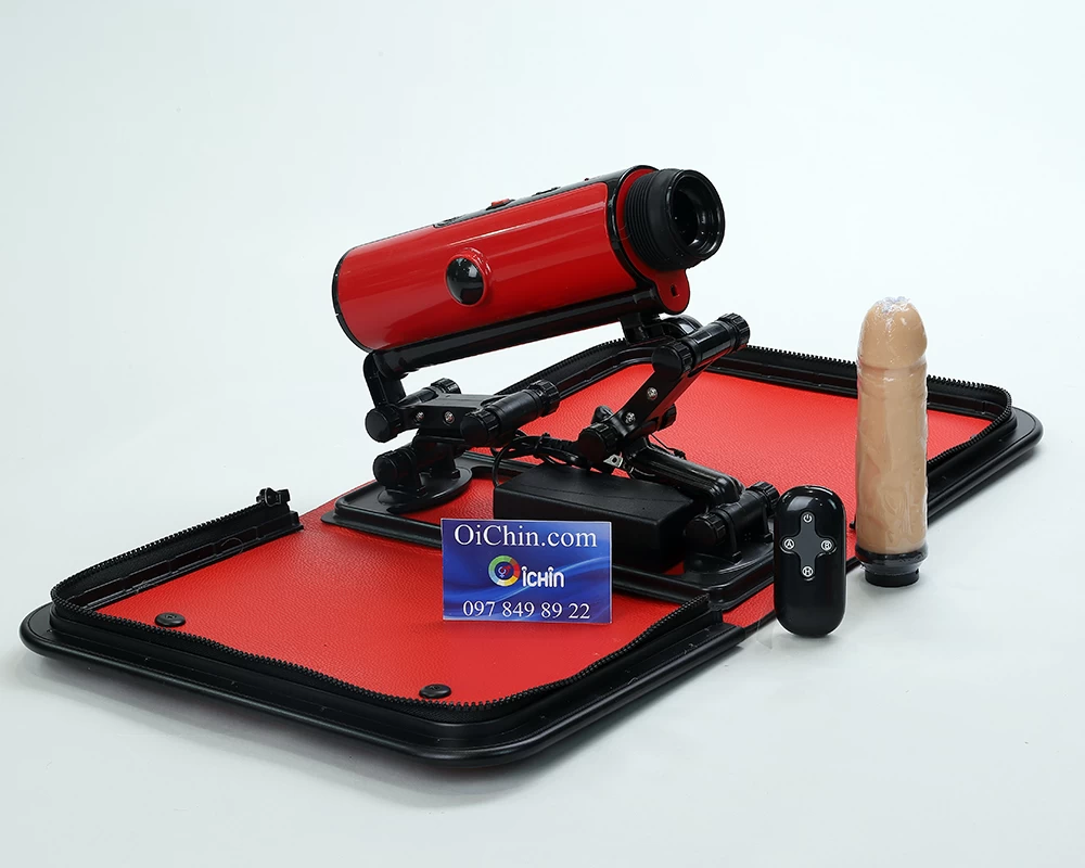 Dương vật giả thụt tỏa nhiệt điều khiển từ xa silicone cao cấp