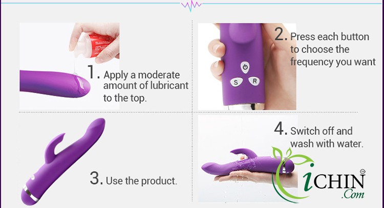 Durex R-vibe 2 đầu rung nóng 12 chế độ silicon mềm mịn an toàn
