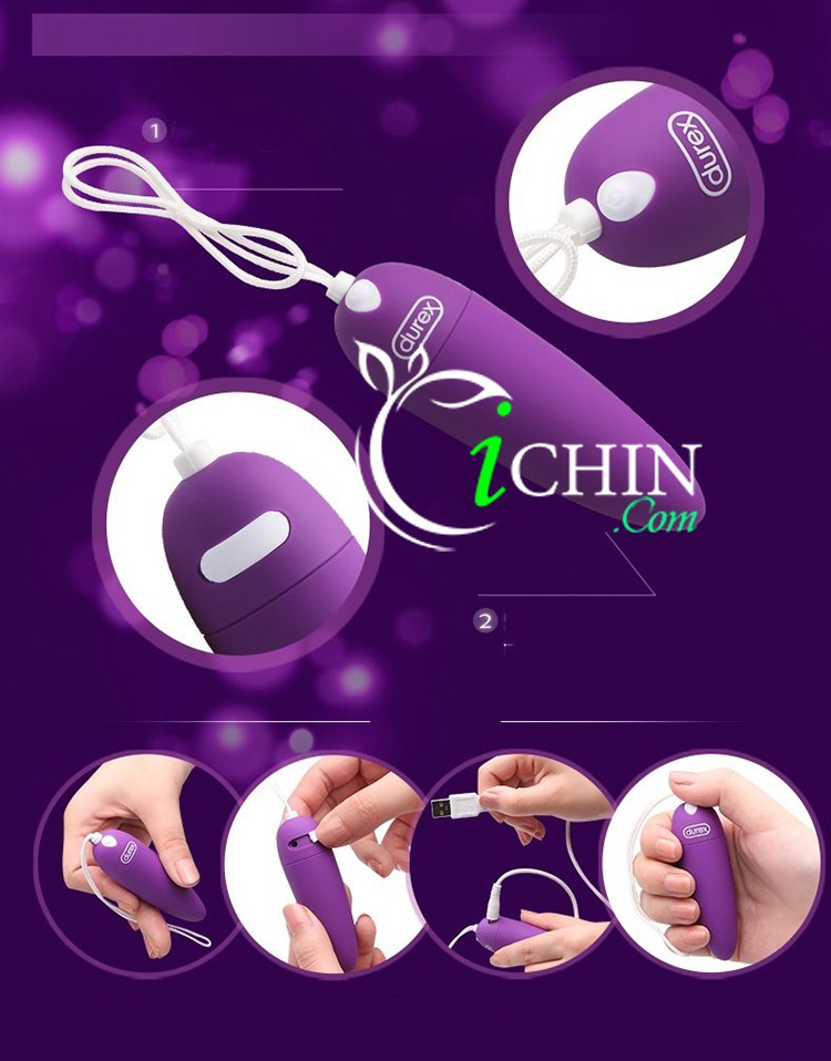 Trứng rung Durex S Viber nhỏ pin sạc chống nước rung mạnh