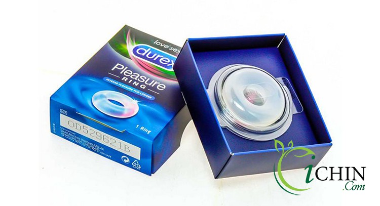 Durex Silicone vòng đeo dương vật giảm xuất tinh sớm chất liệu an toàn