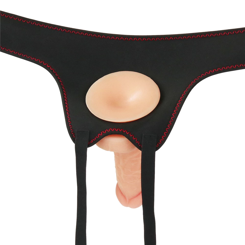 Lovetoy Easy Strapon 7 inch dây đeo cho Les, mềm mại, chân thực